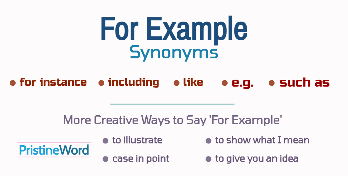 for instance synonym essay example