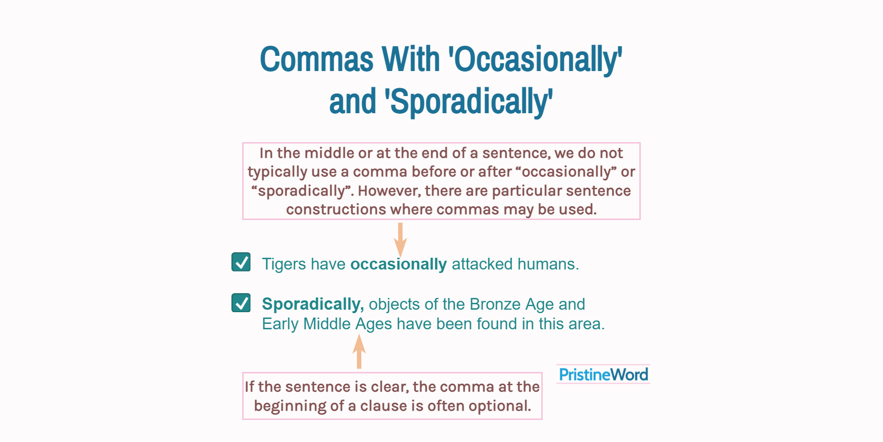 commas-with-occasionally-and-sporadically