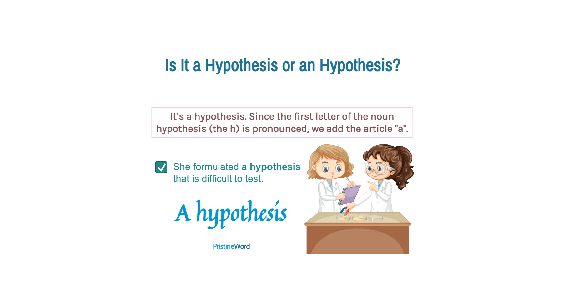 is the word hypothesis a noun