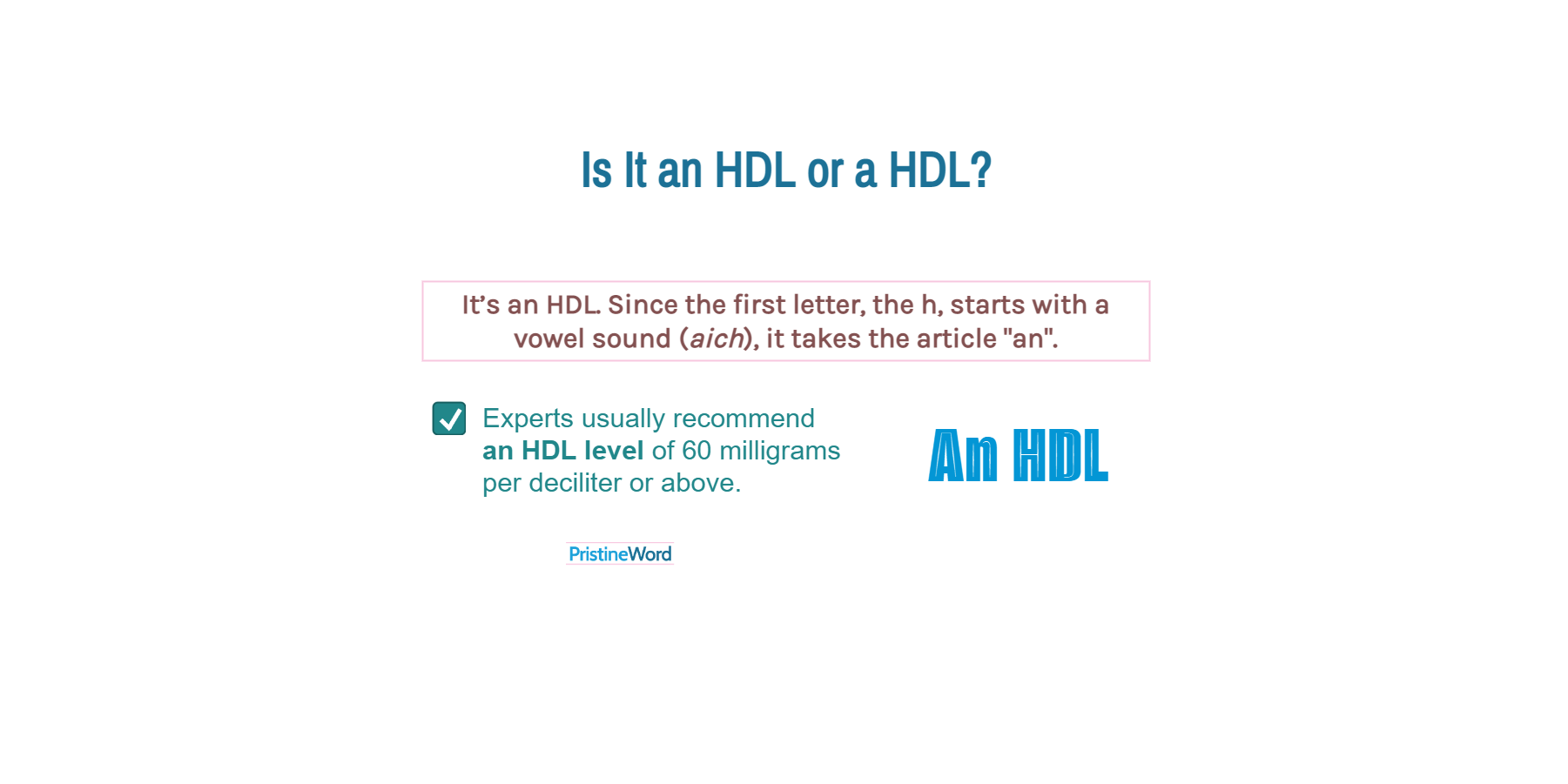 Is It an HDL or a HDL 