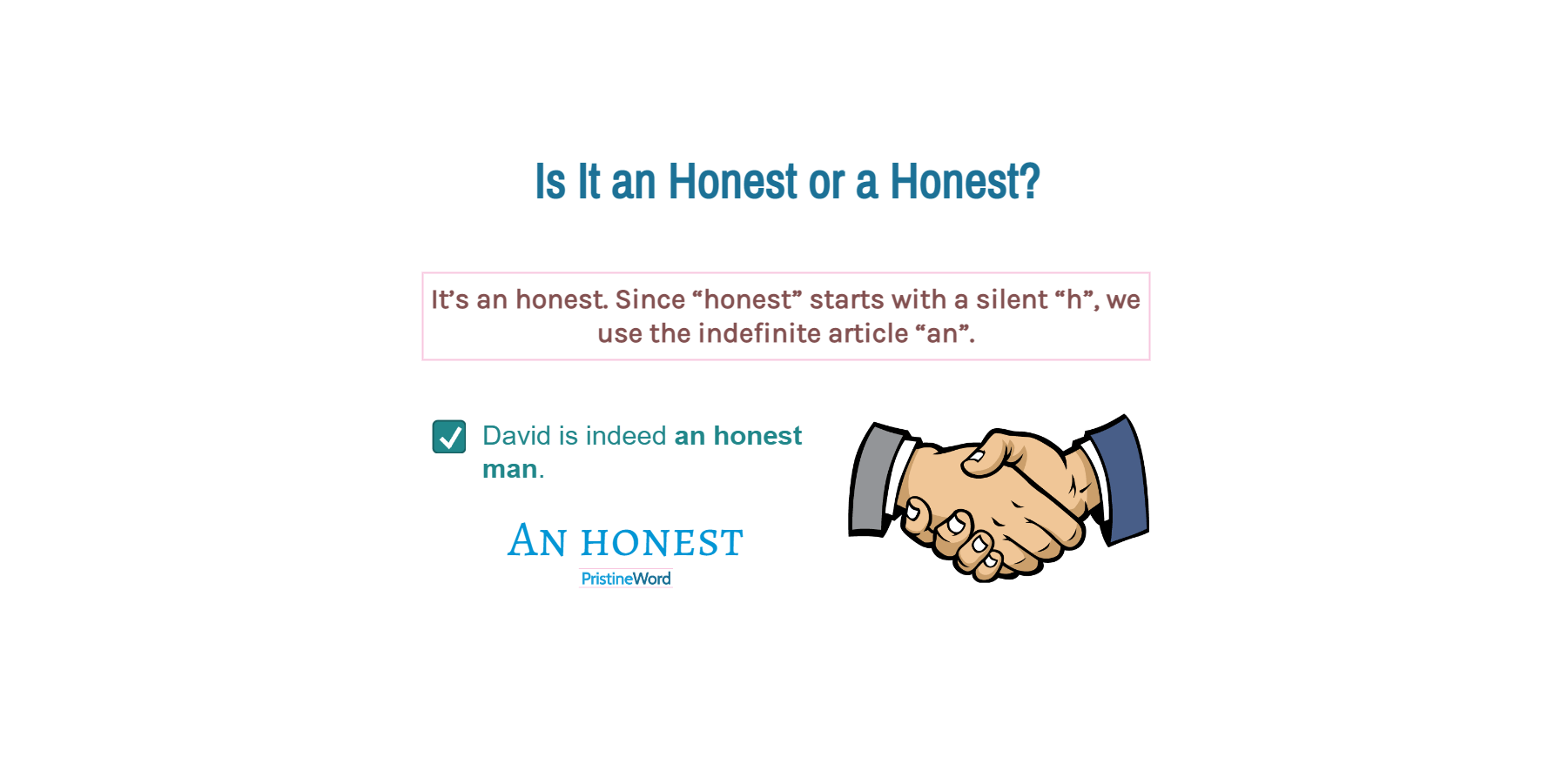 Is It an Honest or a Honest?