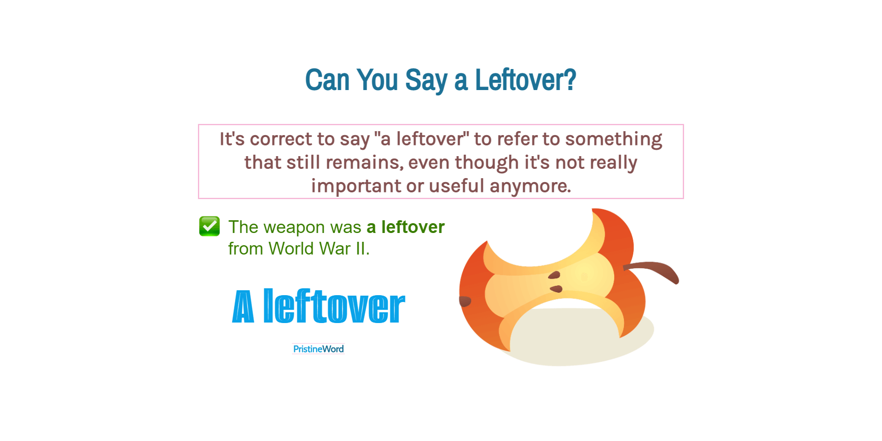 can-you-say-a-leftover