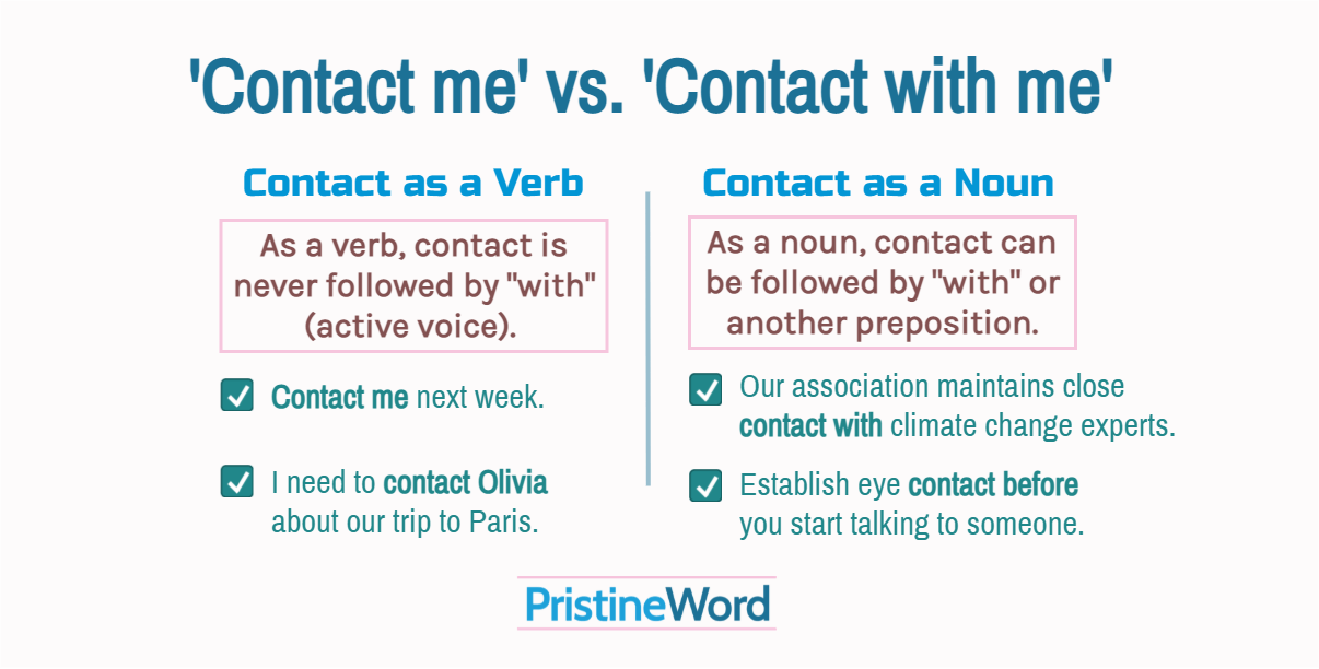 Contact to or with: Giải Thích, Cấu Trúc và Cách Sử Dụng Đúng Trong Tiếng Anh