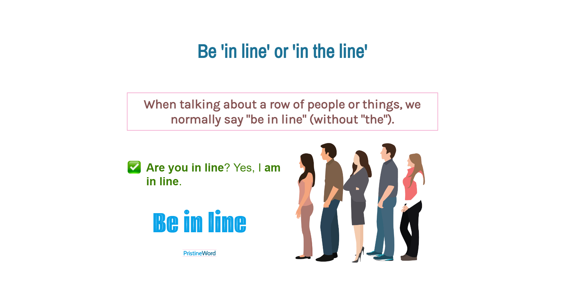 be-in-line-or-be-in-the-line