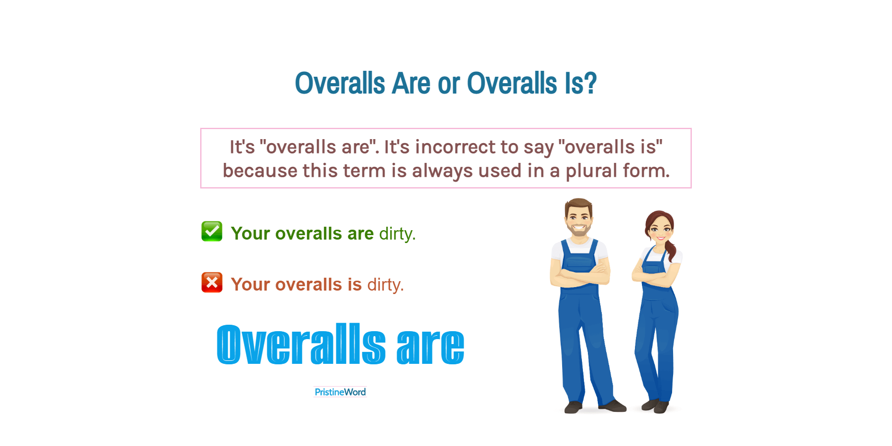 How To Say Overalls