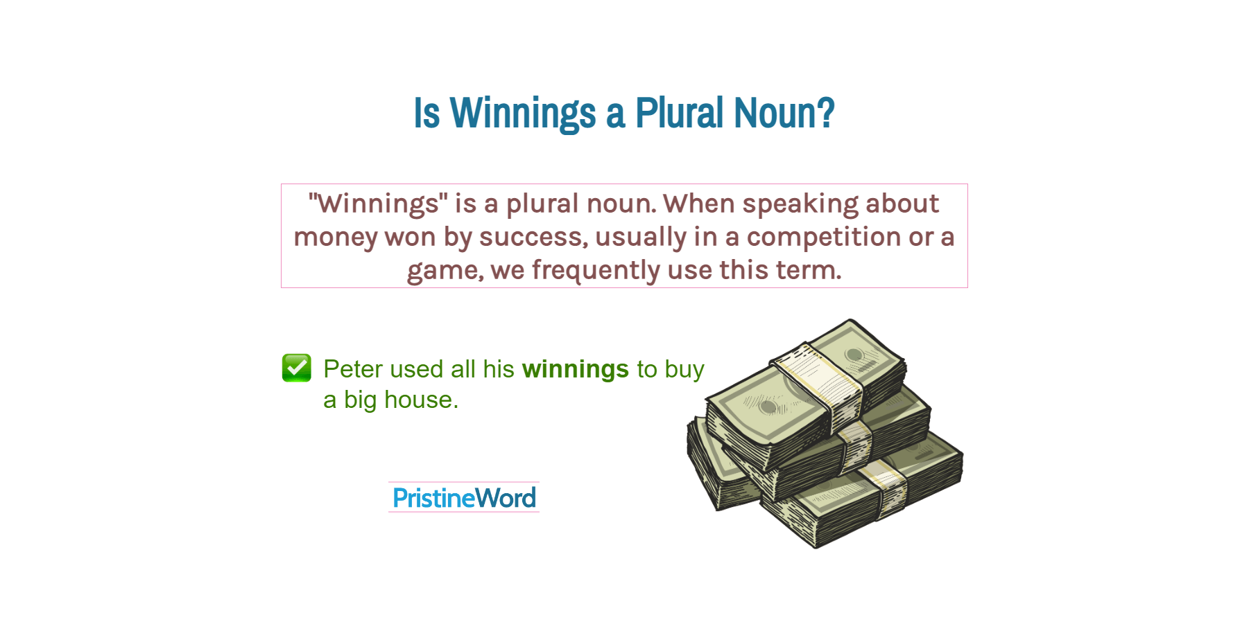 is-winnings-a-plural-noun